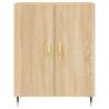 Stylish Highboard Sonoma Oak - 69.5x34x180 cm | HipoMarket