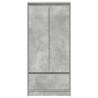 Concrete Grey Cabinet with Drawer | Versatile Storage Solution