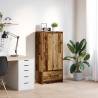 Cabinet with Drawer in Old Wood - Stylish & Practical Storage