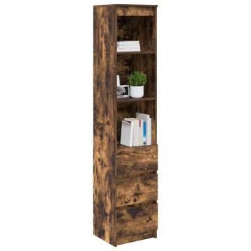 Highboard Smoked Oak - Stylish Storage Solution | HipoMarket