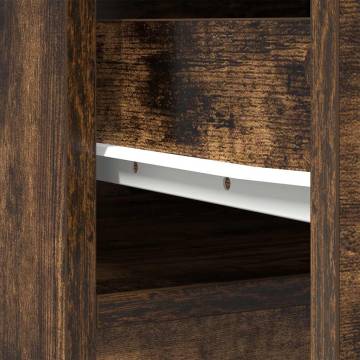 Highboard Smoked Oak - Stylish Storage Solution | HipoMarket