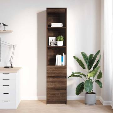 Highboard Brown Oak - Stylish Storage Solution for Your Home