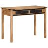 Solid Wood Desk 100x50x75 cm - Durable Mango Design