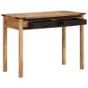 Solid Wood Desk 100x50x75 cm - Durable Mango Design