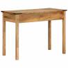 Solid Wood Desk 100x50x75 cm - Durable Mango Design