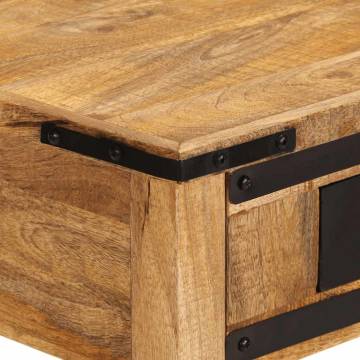 Solid Wood Desk 100x50x75 cm - Durable Mango Design