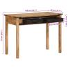 Solid Wood Desk 100x50x75 cm - Durable Mango Design