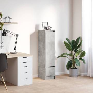 Highboard Concrete Grey - Stylish Storage Solution | HipoMarket