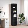 Highboard Black Oak - Stylish Storage Cabinet | HipoMarket