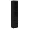 Highboard Black Oak - Stylish Storage Cabinet | HipoMarket