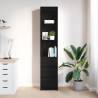 Highboard Black Oak - Stylish Storage Cabinet | HipoMarket