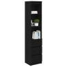 Highboard Black Oak - Stylish Storage Cabinet | HipoMarket