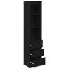 Highboard Black Oak - Stylish Storage Cabinet | HipoMarket