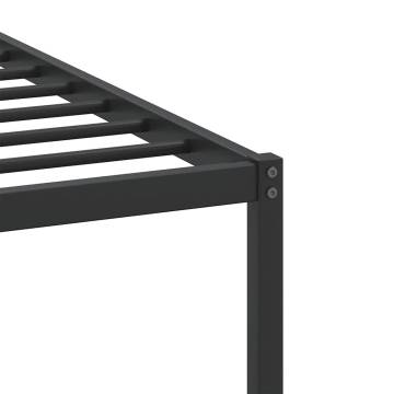 Smoked Oak Bed Frame 75x190 cm - Stylish & Durable