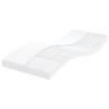 Foam Mattresses 2 pcs White 90x190 cm - 7-Zone Comfort