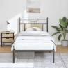  Bed Frame without Mattress Sonoma Oak 90x190 cm Single Engineered Wood Colour sonoma oak Size 90 x 190 cm Model with headboard 