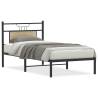 Sonoma Oak Bed Frame 90x190 cm - Stylish & Durable Design