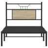 Sonoma Oak Bed Frame 90x190 cm - Stylish & Durable Design