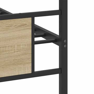 Sonoma Oak Bed Frame 75x190 cm - Small Single | Hipo Market