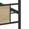 Sonoma Oak Bed Frame 75x190 cm - Small Single | Hipo Market