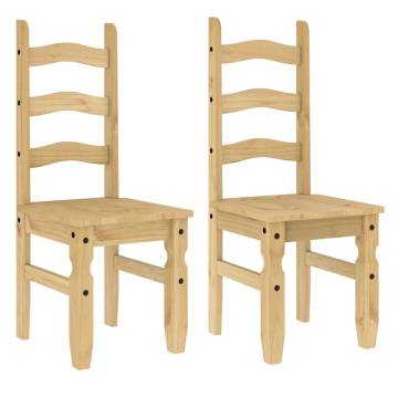 3 Piece Dining Set Panama Solid Wood Pine - Durable & Stylish