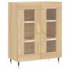 Stylish Highboard Sonoma Oak | Durable Engineered Wood