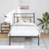  Bed Frame without Mattress Sonoma Oak 75x190 cm Small Single Engineered Wood Colour sonoma oak Size 75 x 190 cm Model with headboard 