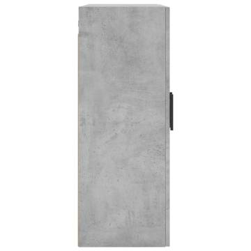 Concrete Grey Wall Mounted Cabinets - 2 pcs | HipoMarket UK