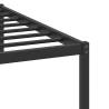 Smoked Oak Bed Frame - 100x190 cm | Durable Engineered Wood