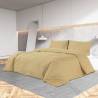 Duvet Cover Set Taupe 200x220 cm - Lightweight Microfiber