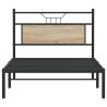 Sonoma Oak Bed Frame 100x200 cm | Engineered Wood | Hipomarket