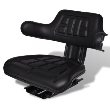 Comfortable Tractor Seat with Backrest - Hipomarket