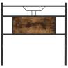 Stylish Smoked Oak Headboard - Durable & Industrial Design