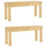 3 Piece Dining Set Panama Solid Wood Pine - Durable & Stylish