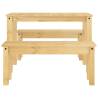 3 Piece Dining Set Panama Solid Wood Pine - Durable & Stylish