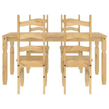 5 Piece Dining Set Panama | Solid Wood Pine - Hipomarket