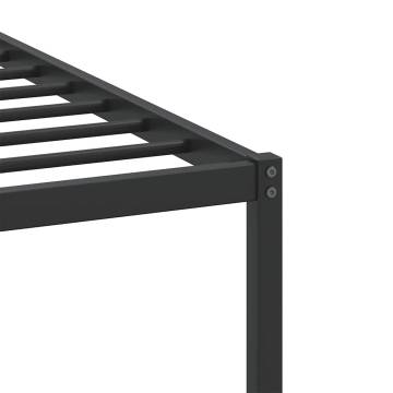 Smoked Oak Bed Frame 90x200 cm - Durable & Stylish