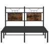 Smoked Oak Bed Frame 120x200 cm - Durable & Stylish