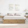 Artisan Oak Bed Frame 200x200cm - Durable & Stylish