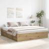 Artisan Oak Bed Frame 200x200cm - Durable & Stylish