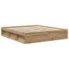 Artisan Oak Bed Frame 200x200cm - Durable & Stylish