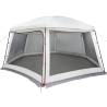 Pool Tent with Removable Fly & Mesh Walls - Grey 618x532 cm