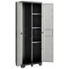 Keter Multipurpose Storage Cabinet - Black and Grey 182 cm