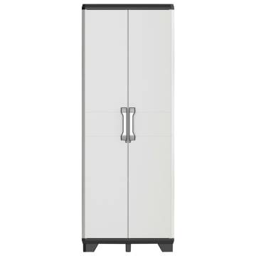 Keter Multipurpose Storage Cabinet - Black and Grey 182 cm