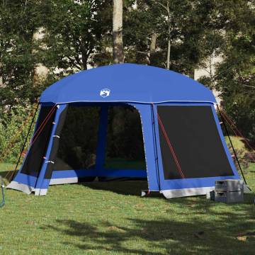 Pool Tent with Removable Fly & Mesh Walls - Azure Blue 512x458 cm