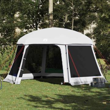 Pool Tent with Removable Fly & Mesh Walls - Grey 512x458 cm