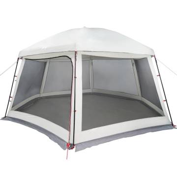 Pool Tent with Removable Fly & Mesh Walls - Grey 512x458 cm