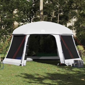 Pool Tent with Removable Fly & Mesh Walls - Grey 512x458 cm