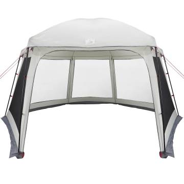 Pool Tent with Removable Fly & Mesh Walls - Grey 512x458 cm