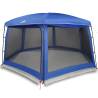 Pool Tent with Removable Fly & Mesh Walls - Azure Blue 670x590 cm